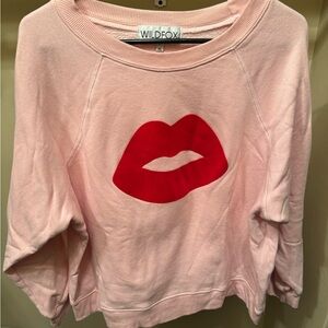 Wildfox sweater - pink - size XL. Only worn twice!